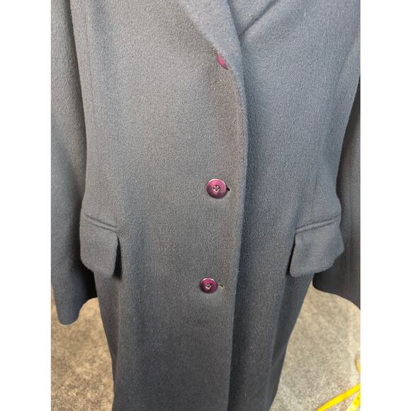 Vintage Charles Klein Forstmann 3 button Women's Wool Blend Lined Coat Union - Picture 4 of 6